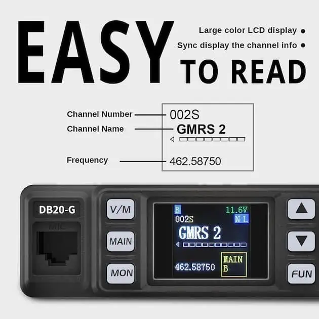 DB20-G easy to read