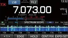 icom ic-7300 Screen