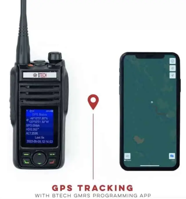BTECH GMRS-PRO gps