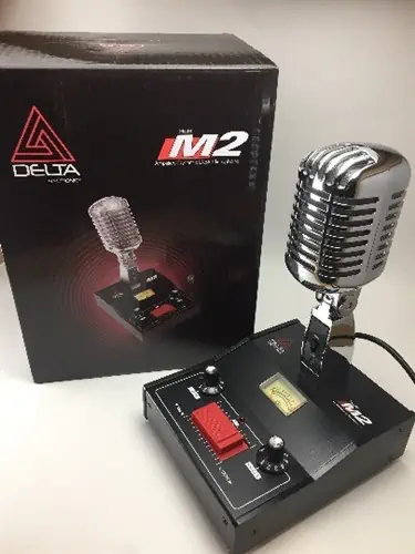 Delta-M2-chrome Power Mics For CB Radio
