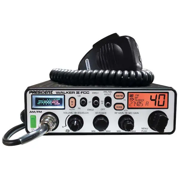 president electronics WALKER-III-FCC best mobile cb radios